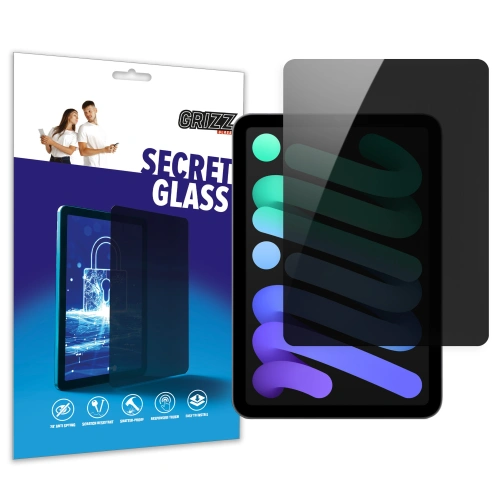 Matowe szkło prywatyzujące GrizzGlass SecretGlass do Apple iPad mini 7,9 cali (5. generacji)