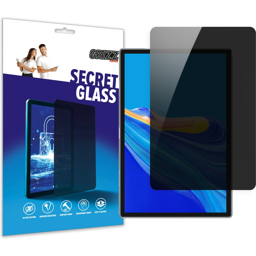 Matowe szkło prywatyzujące GrizzGlass SecretGlass do Ulefone Tab A8 