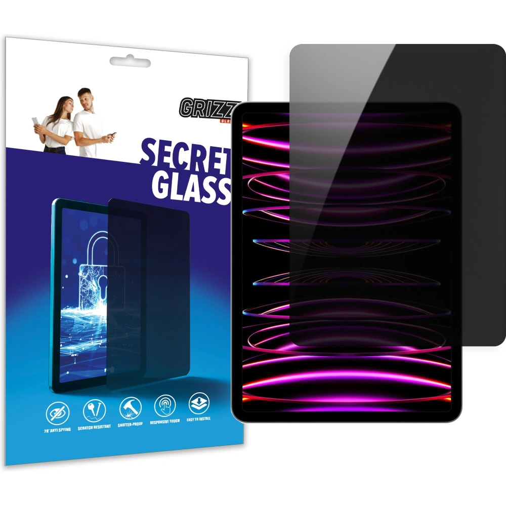 Matowe szkło prywatyzujące GrizzGlass SecretGlass do Apple iPad Pro 12,9 (3. generacji)