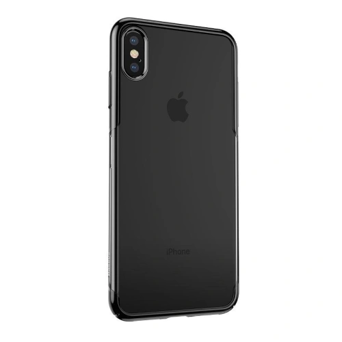 Kup Przezroczyste etui Baseus Shining Case do iPhone X / XS (czarne) - BSU201BLK - {ean13} - Sklep Home Screen