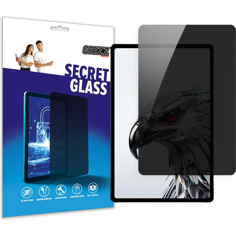 Matowe szkło prywatyzujące GrizzGlass SecretGlass do ZTE nubia Red Magic Tablet 