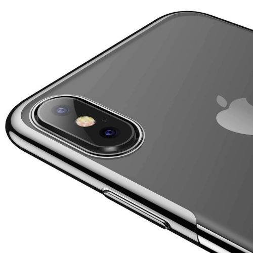 Kup Etui transparent Baseus Shining Case pentru iPhone X / XS (negru) - BSU201BLK - {ean13} - Sklep Home Screen