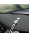UNIQ Pod organizator de cabluri autoadeziv portocaliu/sienna portocaliu [8szt.]