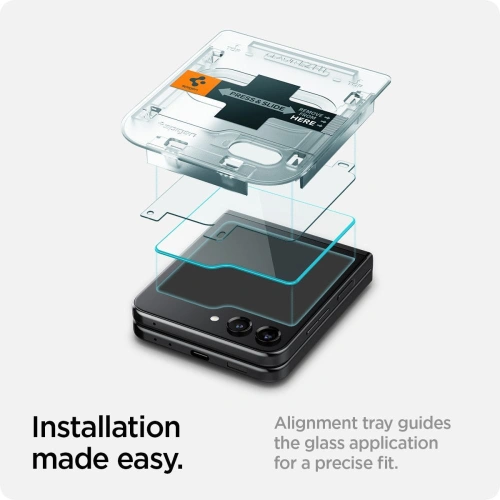 Kup Spigen Samsung Sticlă temperată GLAS.tR ez Fit Galaxy Z Flip 5 Clear [2 PACK] - SPN2932 - {ean13} - Sklep Home Screen