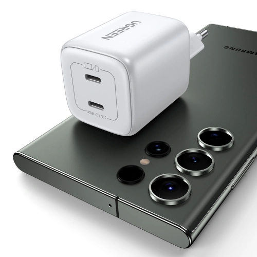 Kup Ładowarka sieciowa UGREEN CD294 2xUSB-C, 45W, QC, PD (biała) - UGR1672 - {ean13} - Sklep Home Screen