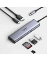 Kup UGREEN CM511 Hub 5in1 Adapter, USB-C zu HDMI 1.4, 3xUSB-A, USB-C, PD, 100W (grau) - UGR1678 - {ean13} - Sklep Home Screen