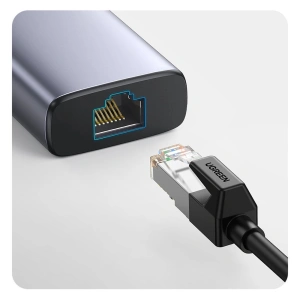 Kup UGREEN CM511 Hub 5in1 Adapter, USB-C zu HDMI 1.4, 3xUSB-A, USB-C, PD, 100W (grau) - UGR1678 - {ean13} - Sklep Home Screen