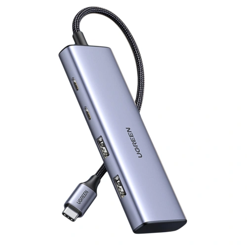 Kup UGREEN CM473 Adaptor USB-C la 2xUSB-A, 2xUSB-C, 20 cm (gri) - UGR1679 - {ean13} - Sklep Home Screen