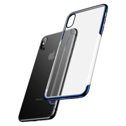 Kup Průhledné pouzdro Baseus Shining Case pro iPhone X / XS (modré) - BSU203BLU - {ean13} - Sklep Home Screen