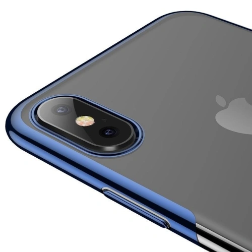 Kup Průhledné pouzdro Baseus Shining Case pro iPhone X / XS (modré) - BSU203BLU - {ean13} - Sklep Home Screen