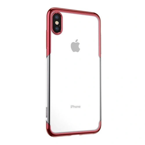 Kup Durchsichtige Hülle Baseus Shining Case für iPhone X / XS (rot) - BSU204RED - {ean13} - Sklep Home Screen