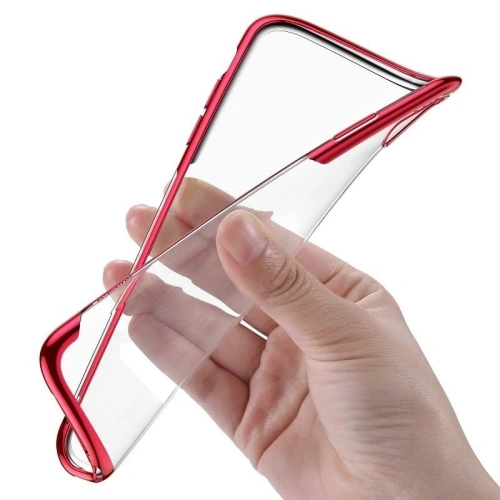 Kup Durchsichtige Hülle Baseus Shining Case für iPhone X / XS (rot) - BSU204RED - {ean13} - Sklep Home Screen
