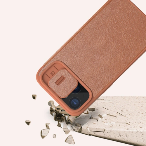 Kup Etui z klapką Nillkin Qin Leather Pro z osłoną aparatu Apple iPhone 15 Pro Max černé - NLK1175 - {ean13} - Sklep Home Screen