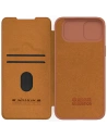 Kup Etui z klapką Nillkin Qin Leather Pro z osłoną aparatu Apple iPhone 15 Plus / 14 Plus hnědé - NLK1176 - {ean13} - Sklep Home Screen