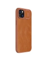 Kup Etui z klapką Nillkin Qin Leather Pro z osłoną aparatu Apple iPhone 15 Plus / 14 Plus hnědé - NLK1176 - {ean13} - Sklep Home Screen