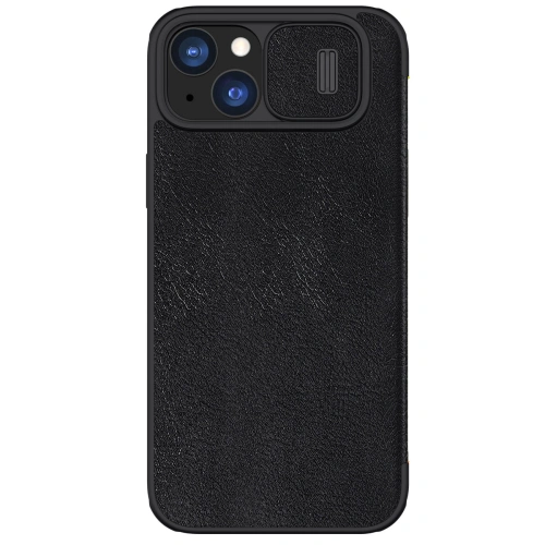 Kup Etui z klapką Nillkin Qin Leather Pro z osłoną aparatu Apple iPhone 15 Plus / 14 Plus fekete - NLK1177 - {ean13} - Sklep Home Screen