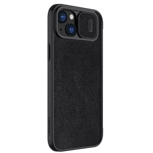 Kup Etui z klapką Nillkin Qin Leather Pro z osłoną aparatu Apple iPhone 15 Plus / 14 Plus fekete - NLK1177 - {ean13} - Sklep Home Screen