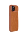 Kup Etui z klapką Nillkin Qin Leather Pro z osłoną aparatu Apple iPhone 15 brązowe - NLK1180 - {ean13} - Sklep Home Screen