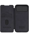 Kup Etui z klapką Nillkin Qin Leather Pro z osłoną aparatu Apple iPhone 15 fekete - NLK1181 - {ean13} - Sklep Home Screen