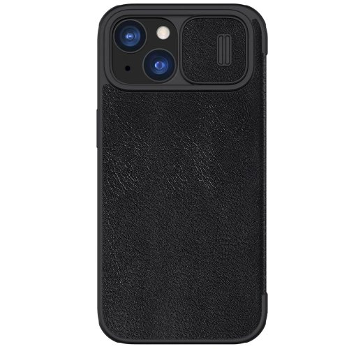 Kup Etui z klapką Nillkin Qin Leather Pro z osłoną aparatu Apple iPhone 15 fekete - NLK1181 - {ean13} - Sklep Home Screen