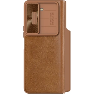 Kup Etui z klapką Nillkin Qin Leather Pro z osłoną aparatu Samsung Galaxy Z Fold 5 hnědé - NLK1182 - {ean13} - Sklep Home Screen