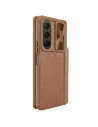 Kup Etui z klapką Nillkin Qin Leather Pro z osłoną aparatu Samsung Galaxy Z Fold 5 hnědé - NLK1182 - {ean13} - Sklep Home Screen