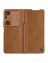 Kup Etui z klapką Nillkin Qin Leather Pro z osłoną aparatu Samsung Galaxy Z Fold 5 brązowe - NLK1182 - {ean13} - Sklep Home Screen