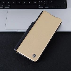 Kup Etui z klapką Nillkin Qin Leather Pro z osłoną aparatu Samsung Galaxy Z Fold 5 hnědé - NLK1182 - {ean13} - Sklep Home Screen