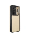 Kup Nillkin Samsung Flip caz Qin piele Pro cu camera capac Galaxy Z Fold 5 aur - NLK1183 - {ean13} - Sklep Home Screen
