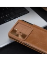 Kup Etui z klapką Nillkin Qin Leather Pro z osłoną aparatu Samsung Galaxy Z Fold 5 złote - NLK1183 - {ean13} - Sklep Home Screen