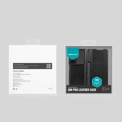 Kup Etui z klapką Nillkin Qin Leather Pro z osłoną aparatu Samsung Galaxy Z Fold 5 złote - NLK1183 - {ean13} - Sklep Home Screen