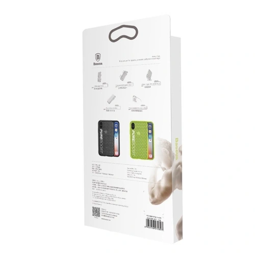 Kup Etui Baseus Parkour Case pentru iPhone X / XS (verde) - BSU207GRN - {ean13} - Sklep Home Screen