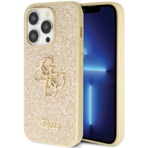 Kup Etui Guess GUHCP14LHG4SGD Apple iPhone 14 Pro hardcase Glitter Script Big 4G złoty/gold - GUE2767 - {ean13} - Sklep Home Screen