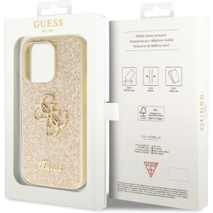 Kup Etui Guess GUHCP14LHG4SGD Apple iPhone 14 Pro hardcase Glitter Script Big 4G złoty/gold - GUE2767 - {ean13} - Sklep Home Screen