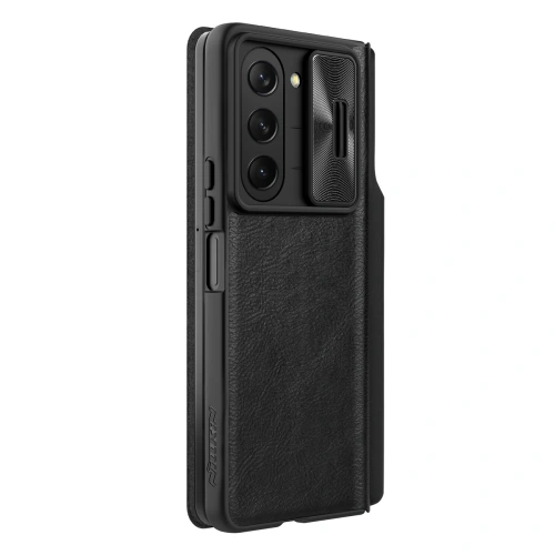 Kup Etui z klapką Nillkin Qin Leather Pro z osłoną aparatu Samsung Galaxy Z Fold 5 fekete - NLK1184 - {ean13} - Sklep Home Screen