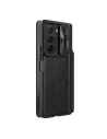 Kup Nillkin Samsung Flip caz Qin piele Pro cu camera capac Galaxy Z Fold 5 negru - NLK1184 - {ean13} - Sklep Home Screen