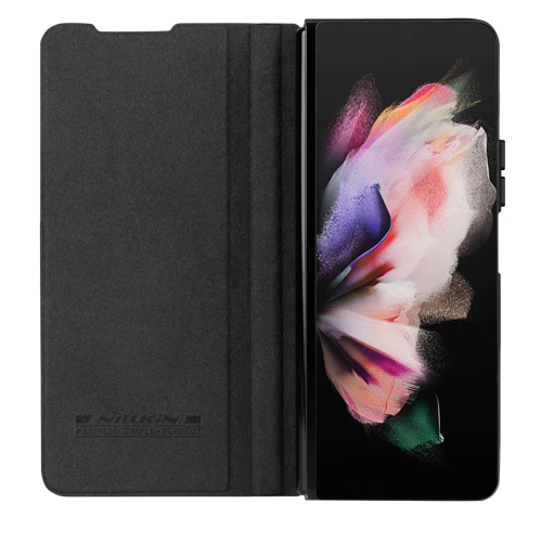 Kup Etui z klapką Nillkin Qin Leather Pro z osłoną aparatu Samsung Galaxy Z Fold 5 fekete - NLK1184 - {ean13} - Sklep Home Screen