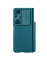 Etui z klapką Nillkin Qin Leather Pro z osłoną aparatu Samsung Galaxy Z Fold 5 zöld