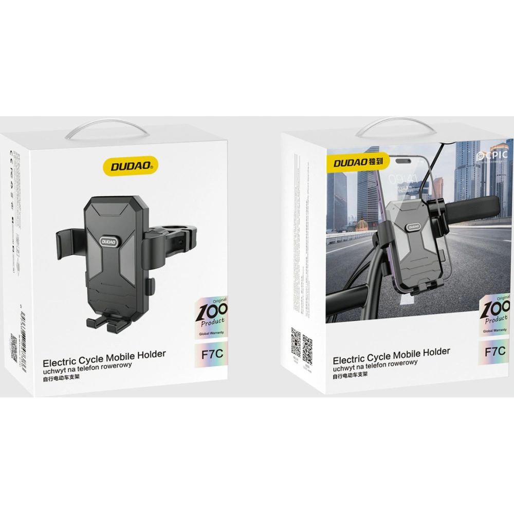 Uchwyt rowerowy Dudao F7C czarny