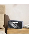 Buy Dudao Y17 wireless speaker watch, alarm clock, 1200mAh, AUX, FM, BT 5.3 silver - DDA277 - {ean13} - Home Screen Store Europe