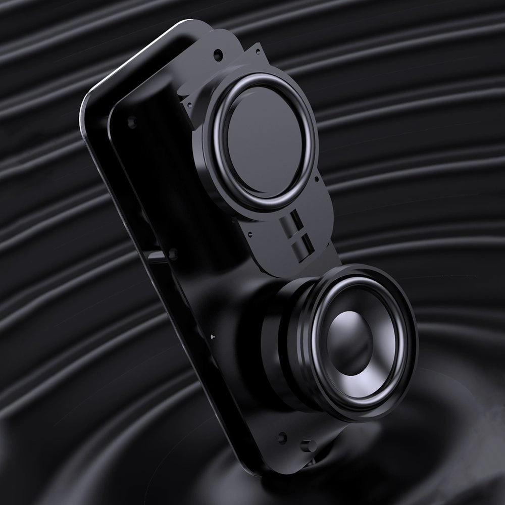 Bezprzewodowy głośnik Dudao Y17 zegarek, budzik, 1200mAh, AUX, FM, BT 5.3 srebrny