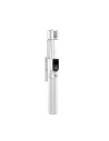Dudao Selfie stick și trepied F18W remote BT alb