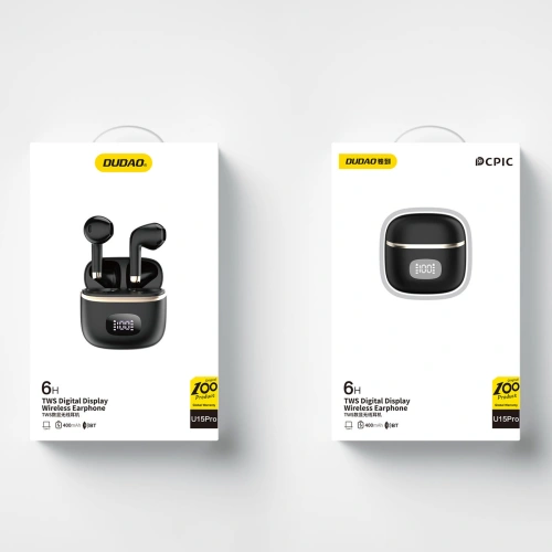Kup Vezeték nélküli fülhallgató Dudao U15 Pro TWS Bluetooth 5.3 fekete - DDA281 - {ean13} - Sklep Home Screen