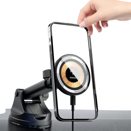 Buy Dudao F12MAX+ magnetic car holder with MagSafe 15W inductive cockpit charger black - DDA284 - {ean13} - Home Screen Store Europe