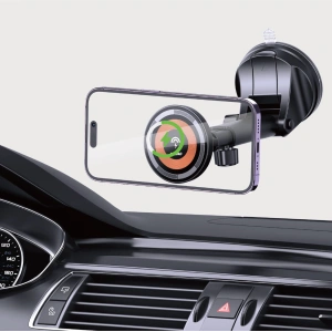 Kup Dudao Suport auto magnetic F12MAX+ cu încărcător cu inducție pentru cockpit MagSafe 15W negru - DDA284 - {ean13} - Sklep Home Screen