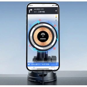 Kup Dudao Suport auto magnetic F12MAX+ cu încărcător cu inducție pentru cockpit MagSafe 15W negru - DDA284 - {ean13} - Sklep Home Screen