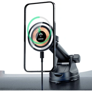 Kup Dudao Suport auto magnetic F12MAX+ cu încărcător cu inducție pentru cockpit MagSafe 15W negru - DDA284 - {ean13} - Sklep Home Screen