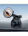 Kup Magnetický automobilový držák Dudao F12MAX+ s indukční nabíječkou na palubní desku MagSafe 15W černý - DDA284 - {ean13} - Sklep Home Screen