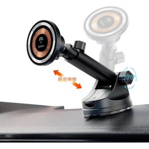 Kup Dudao Suport auto magnetic F12MAX+ cu încărcător cu inducție pentru cockpit MagSafe 15W negru - DDA284 - {ean13} - Sklep Home Screen