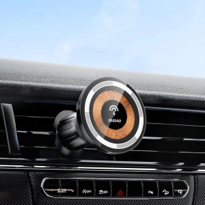 Kup Dudao Suport auto magnetic F12MAX cu încărcător inductiv pentru grila de ventilație MagSafe 15W negru - DDA285 - {ean13} - Sklep Home Screen